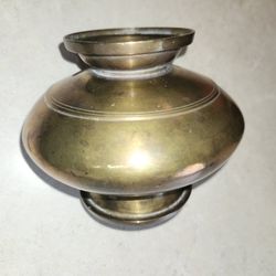 Almost 100 Yr Old Hand Spun Brass Bowl From India