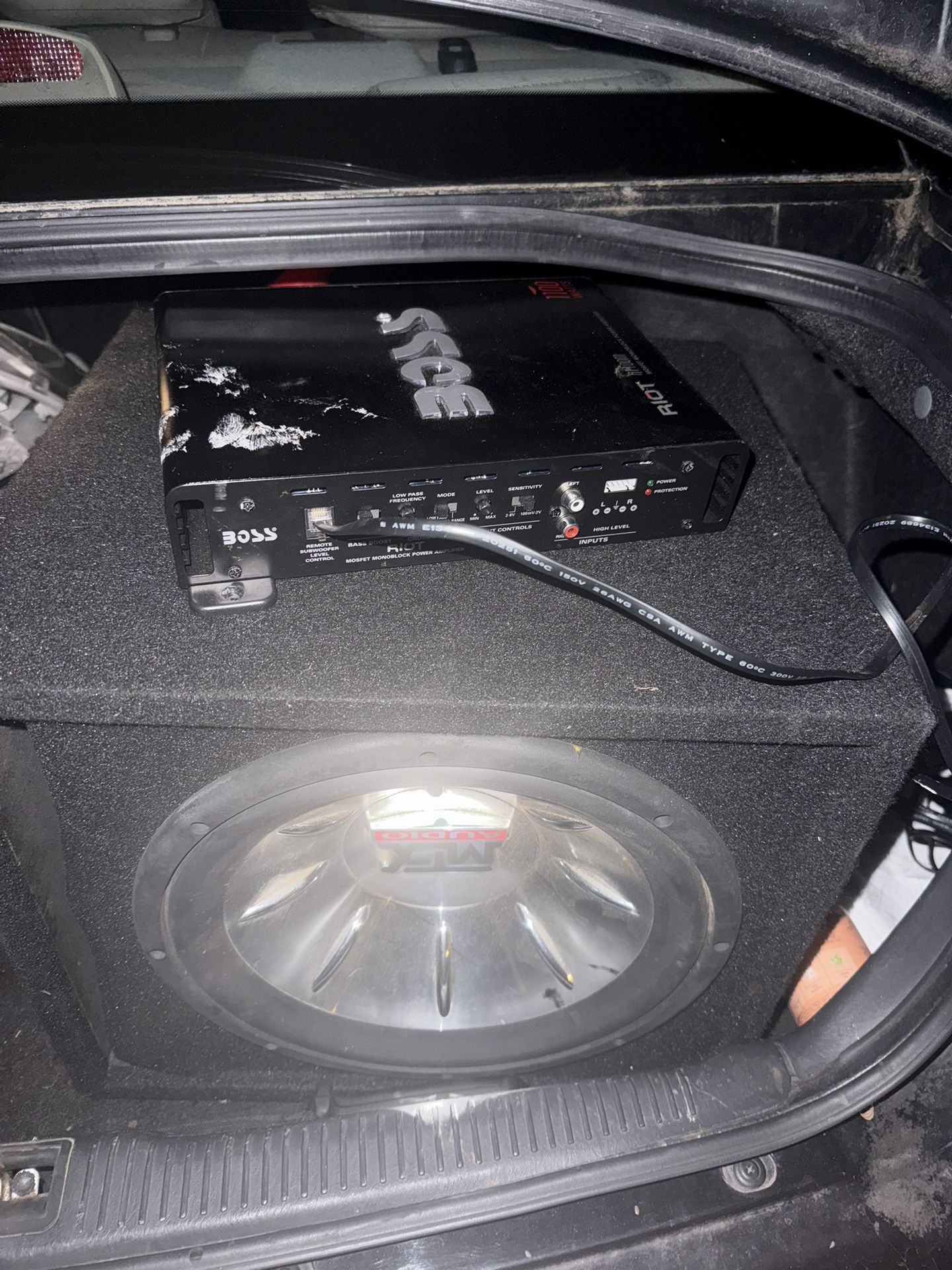 Amp + 12’ sub