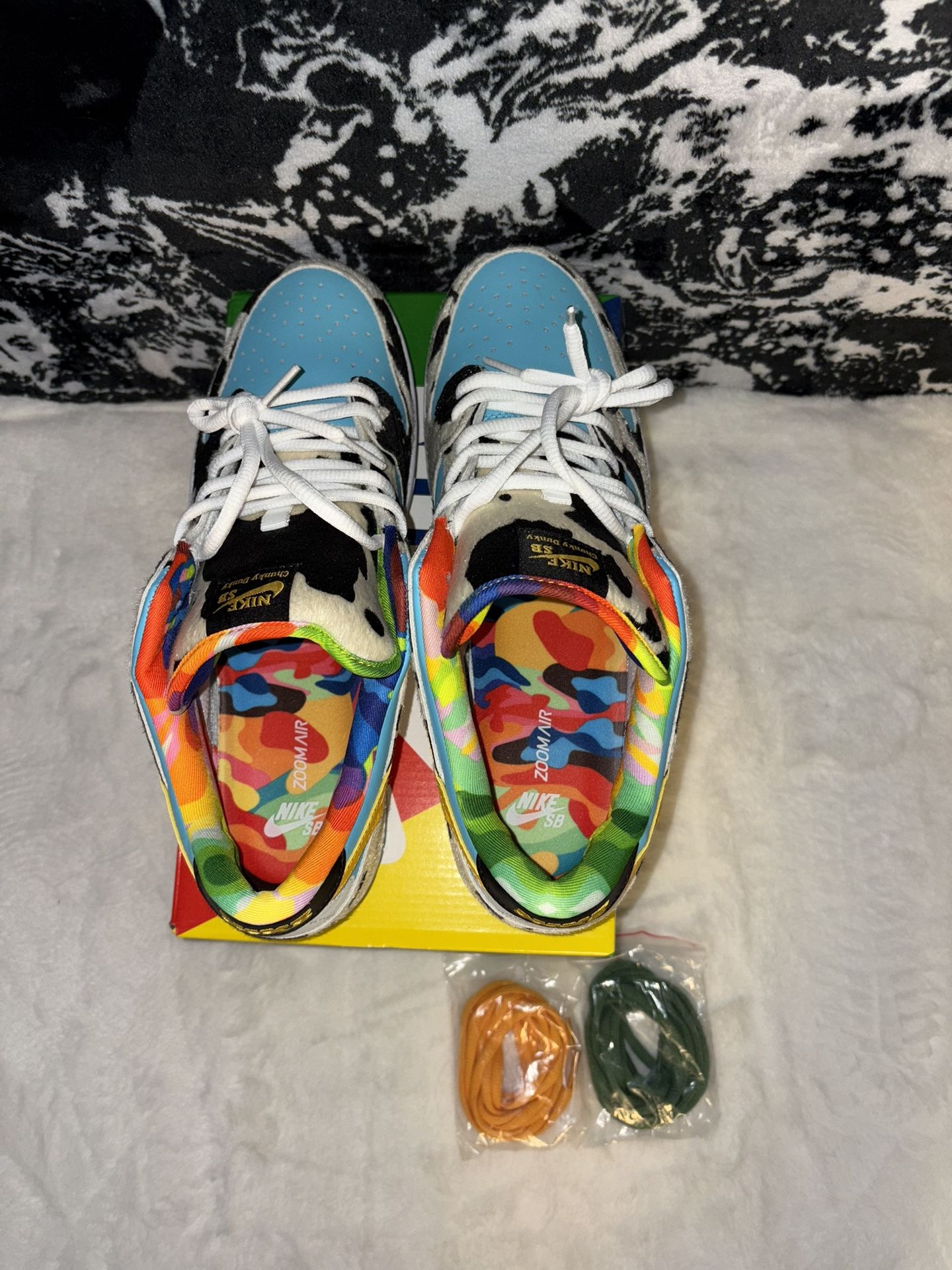 NEW Size 13 Men Nike SB Dunk Low Ben & Jerry display picture 1