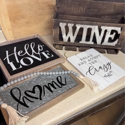 Home Decor Signs 