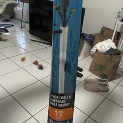 3-pack wall and baseboard cable armor