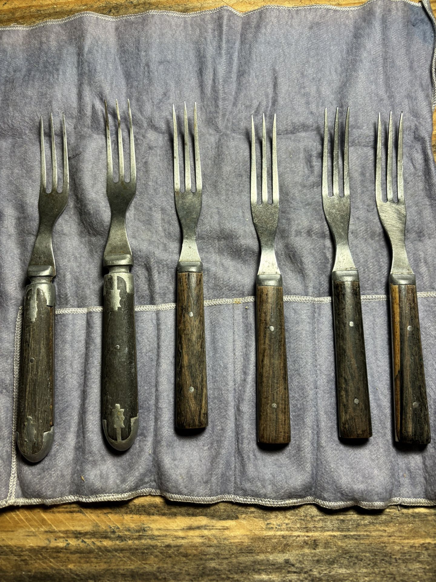 Antique 3 Pronged Forks 