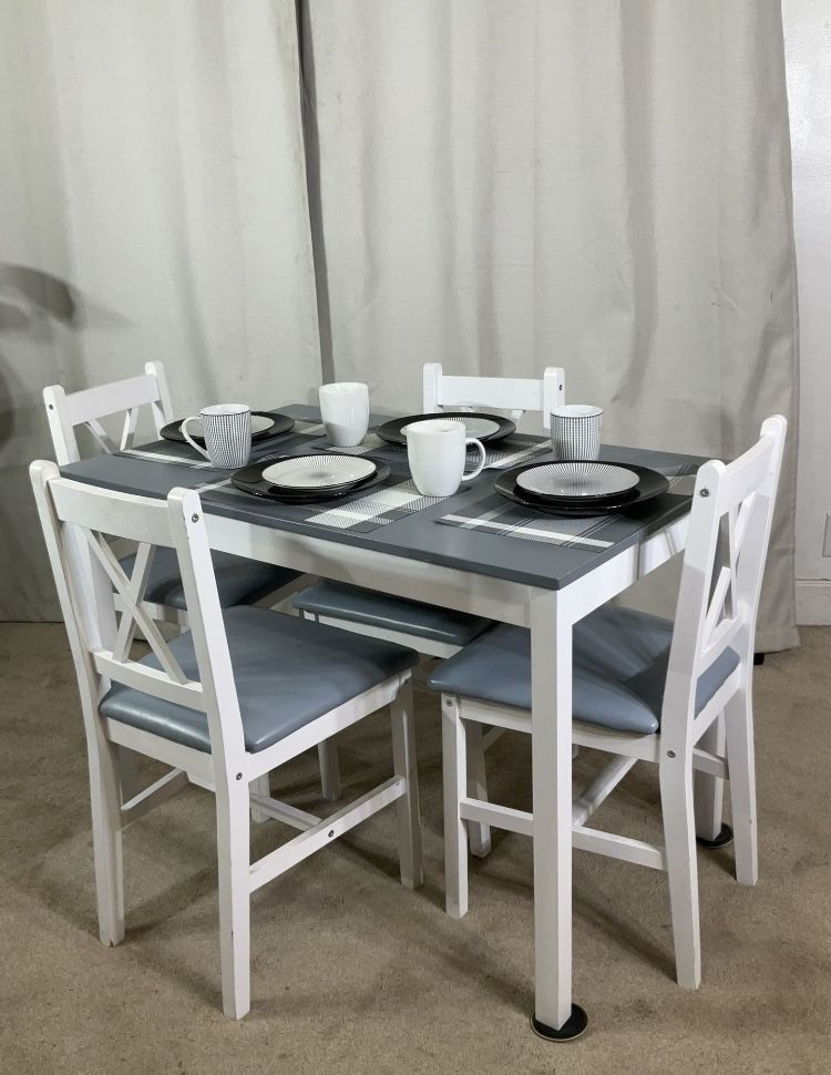Compact Kitchen Table With 4 Chairs