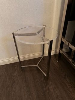 Chrome nightstand