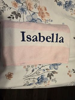 Infant towels Isabella & daniella