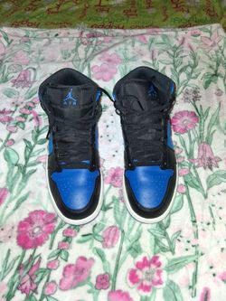 Nike Air jordans 1 mid royal black blue white