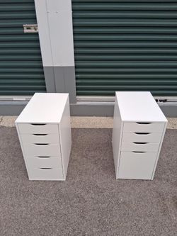 IKEA ALEX Drawer Units – Set of 2