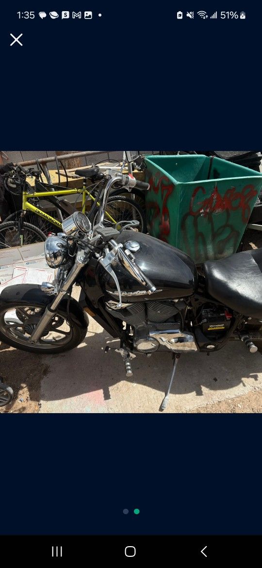 2002 Honda Shadow Spirit1100 Runs Great