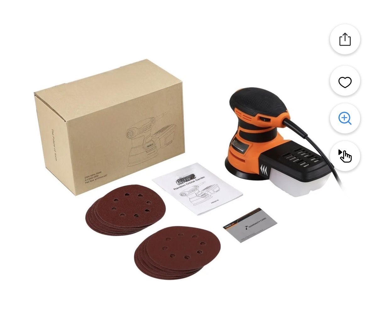 Power tools sander 1/4”