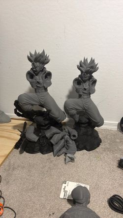 Unpainted Dragon Ball Z Trunks Statues