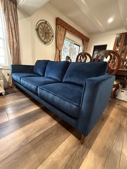 Royal Blue Sofa 