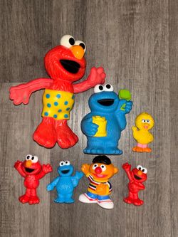 Sesame Street bundle of figures for $15