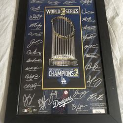 Los Angeles Dodgers 2020 Signature Frame
