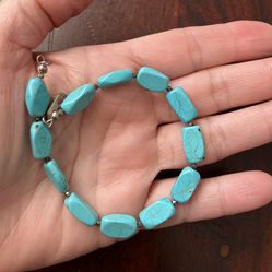 Sterling Silver Turquoise Bracelet 