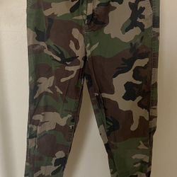 Polo Ralph Lauren CAMO Tapered Fit New Jogger Pants Boys XL 18 Green Camouflage