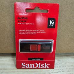 Brand New - SanDisk Cruzer Blade 2.0 USB Flash Drive 16GB