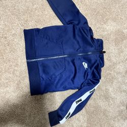 Nike G796-U90 Midnight Navy Blue Full Zip Sweatshirt Track Jacket 18 Month