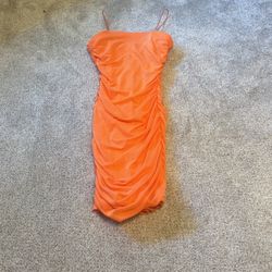 Orange Homecoming Dress