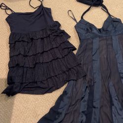 Cocktail Short Black Dressed Size Small