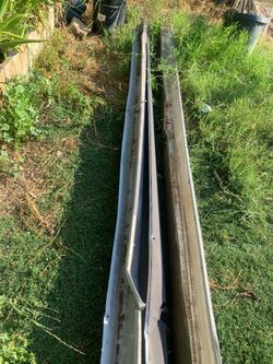 Free used aluminum rain gutters