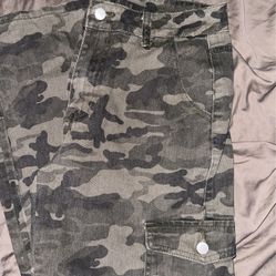 shein girls camo pants 