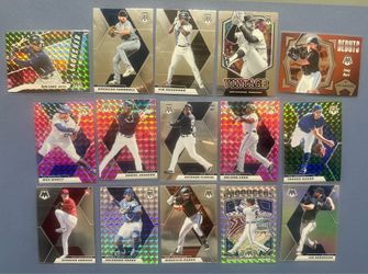 2021 Mosaic Silver Pink Green Rookies Vintage Producers Holo Lot (15) MLB