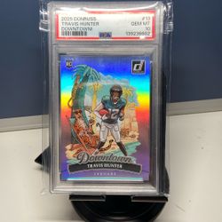 Travis Hunter 2024 Donruss Downtown Rookie Card Psa 10