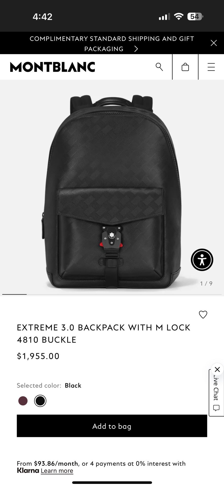 EXTREME 3.0 BACKPACK WITH M LOCK 4810 BUCKLE