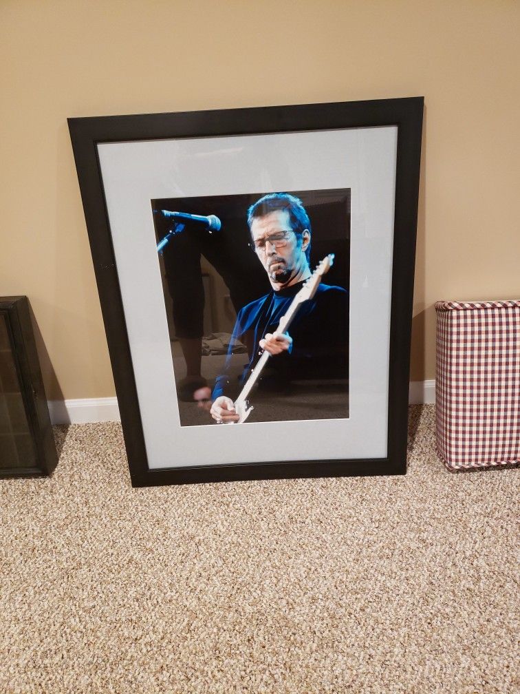 "Slowhand" Framed Poster
