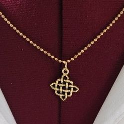 Golden Celtic Knot Jewelry