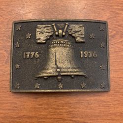 Bicentennial Brass Belt Buckle 