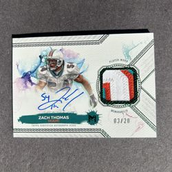 2024 Topps Game Used/ Player Worn Zach Thomas signed. Negotiable 
