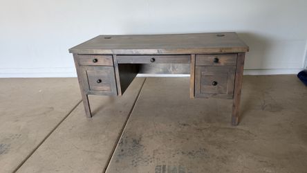 Wood desk
