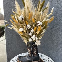 Cowboy Boot Flower Arraignments 
