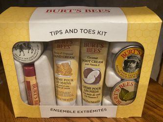 Burts Bees Tips And Toes 6 Pc Kit