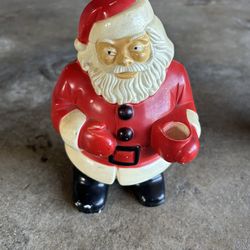 Vintage 1950s Royalite Light-Up Santa Claus RARE Mid-Century Christmas Decor