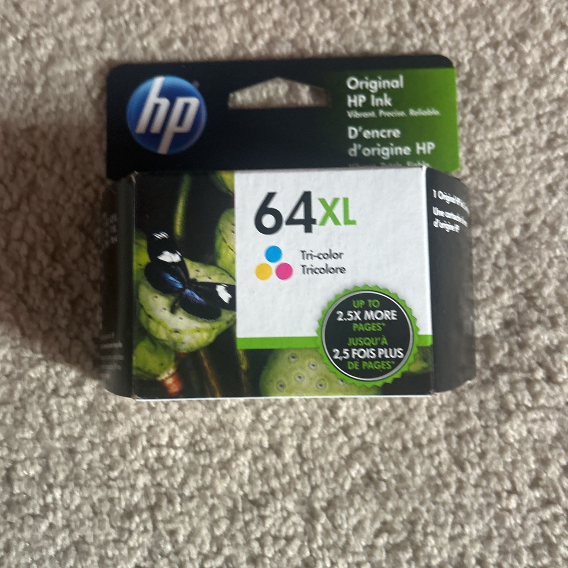 Hp 64xl Tricolor Ink ($37 Each )