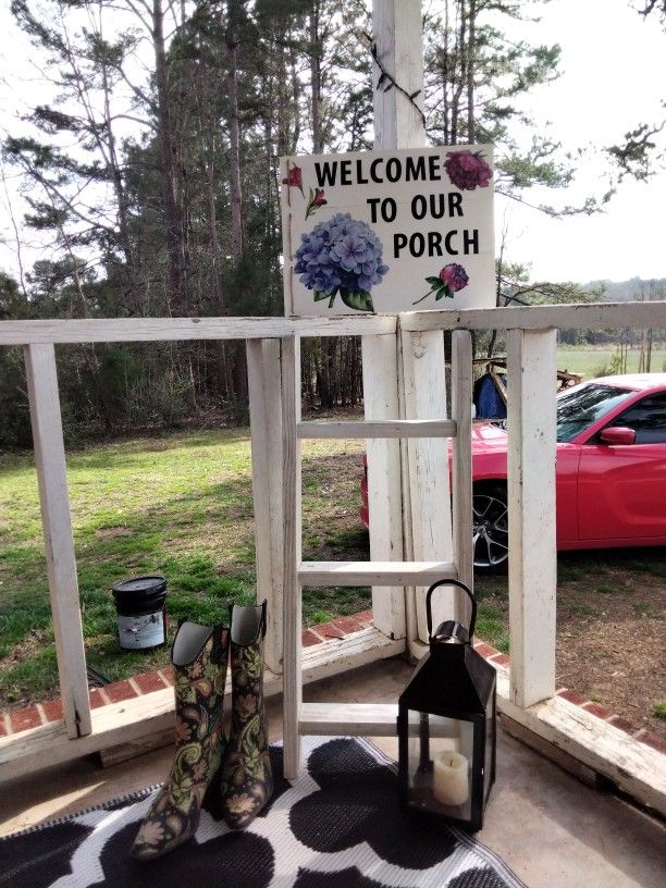 Welcome To Our Porch Signs