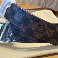 Leather Belt LV Initiales 25mm Size 85/34 