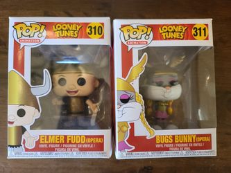 Funko Pop Set Elmer Fudd and Bugs Bunny Opera