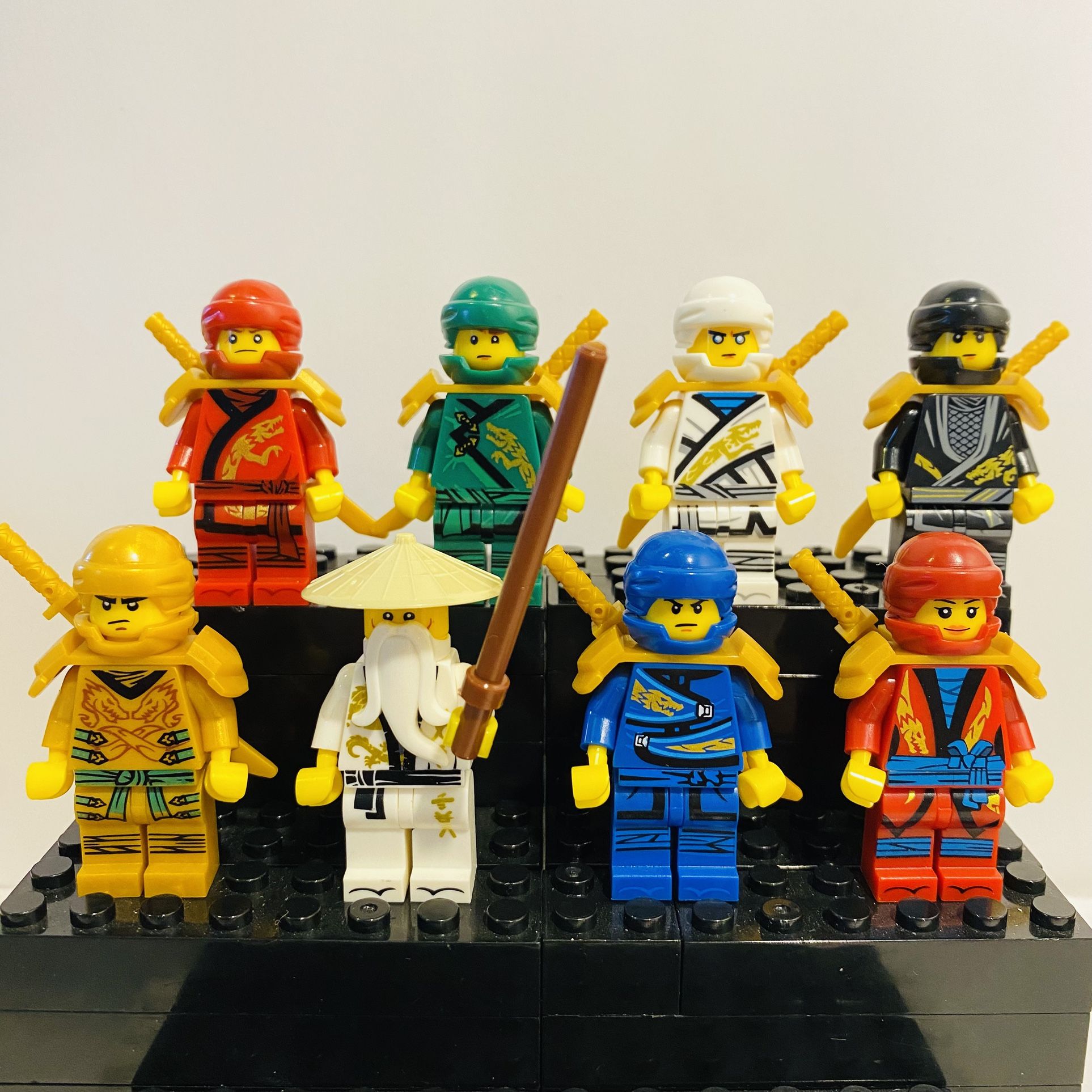 Ninjago Squad Minifigures Colorful Bundle | New Custom Compatible LEGO Toys