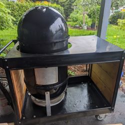 18" Weber Smokey Mountain w/ Mods and Cart