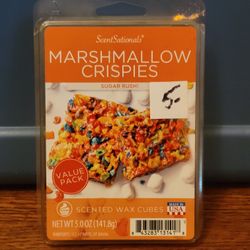 Marshmallow Crispies Sented Wax Cubes Used in Warmers