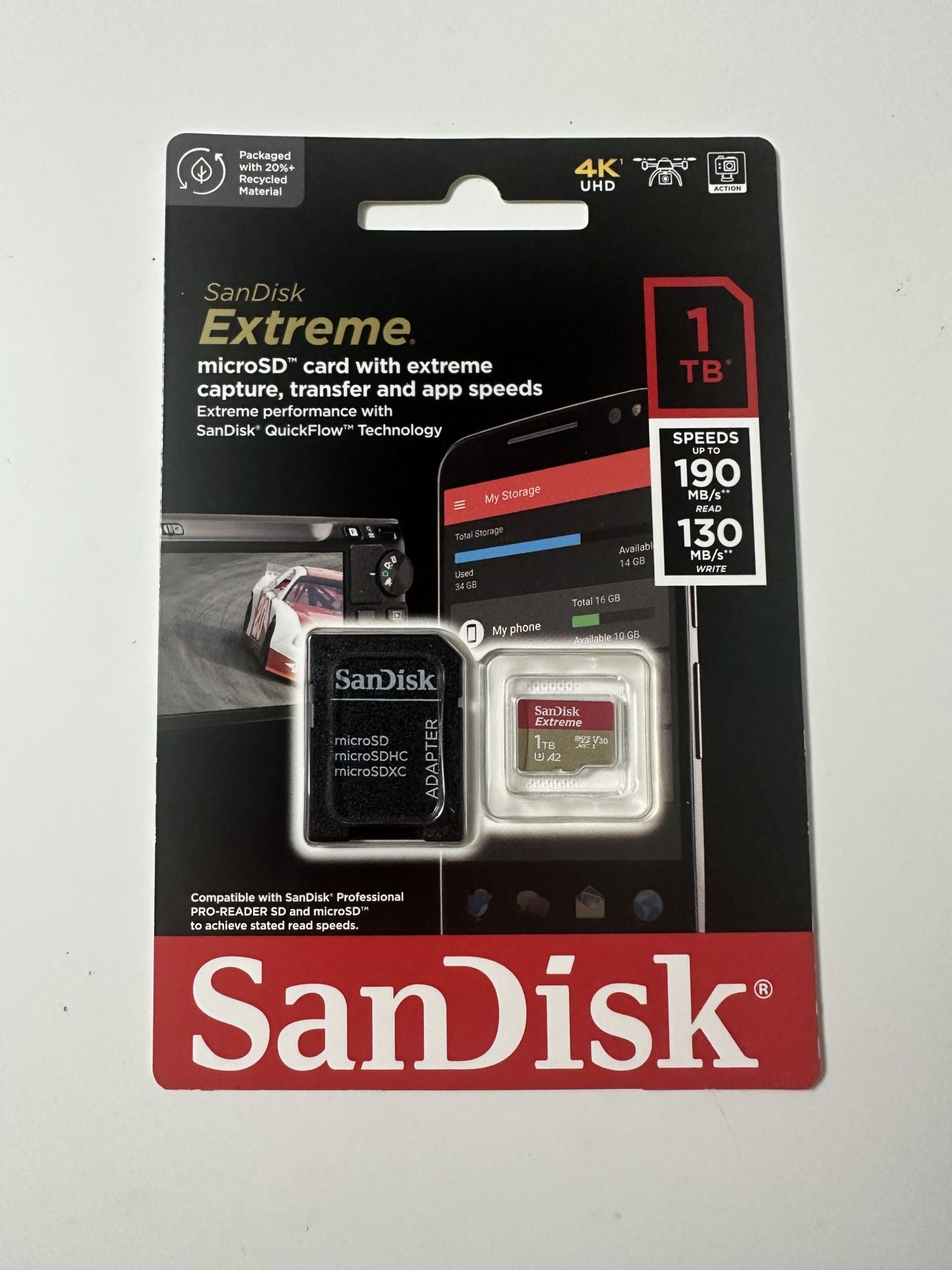 Sandisk Extreme 1TB MicroSD card