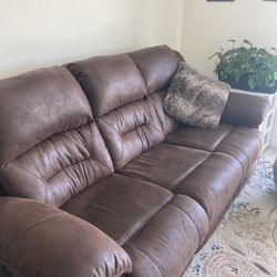 Leather Electric Recliner Sofa Moving Out Sale