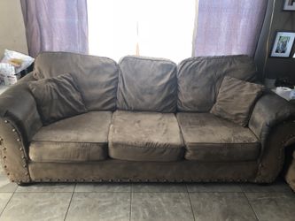 Sofa, love seat and recliner