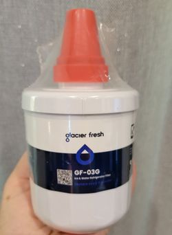 Glacier Fresh refrigerator water filter.