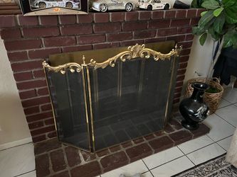 Old school fireplace screen