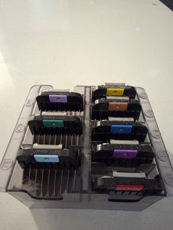 Andis Stainless Steel Clipper Attachment Comb Set w/ Case – Complete 8-Piece Set