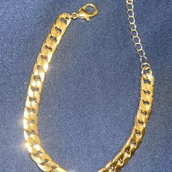 $40 Cuban Bracelet 18k Gold Plated
